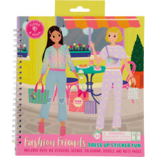 Floss & Rock Grāmata ar vairāk nekā 100 uzlīmēm Dress up, pilsētā