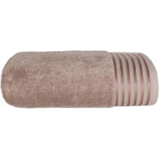 FARO Dvielis Vela 70 × 140 cm, frotē ar modālu, taupe krāsā, 550 g