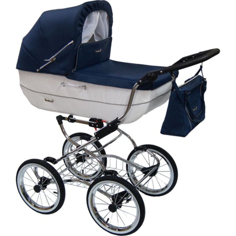 Baby Fashion RENEE Universālie rati 2in1, R-10 Zils-Balts (blue-white)
