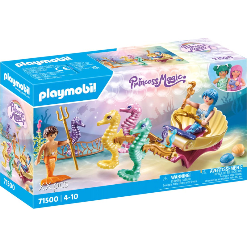 Playmobil MERMAIDS Nāriņa ar jūras zirdziņu karieti 71500