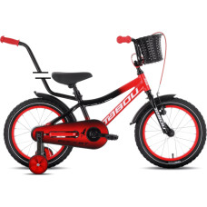 Tabou Bērnu velosipēds TABOU Rocket Alu, 14" melns-sarkans