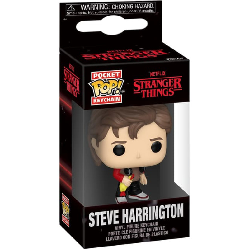 Funko POP! atslēgu piekariņ&scaron;: Stranger Things - Steve Harrington