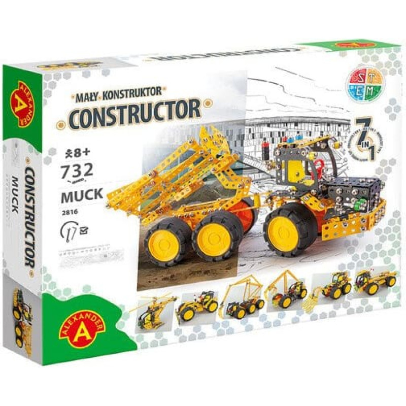 Alexander Metāla konstruktors PRO - Muck (septiņi vienā)