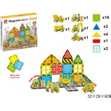 Other Blocks - 03457 - MAGNETIC - CONSTRUCTION - 30 pcs