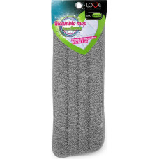 Gio`style Maināmā mikrošķiedras lupata grīdas birstei ar smidzinātāju 40cm