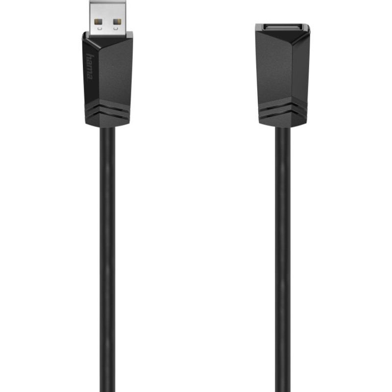 Hama 00200619 USB cable USB 2.0 USB-A socket, USB-A plug 1.50