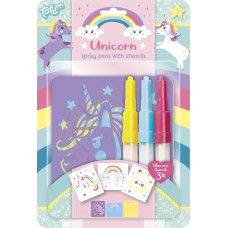 TOTUM radošais komplekts, krāsošanai Unicorn Spray pens, 071018