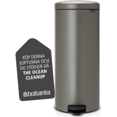 BRABANTIA atkritumu tvertne ar pedāli NewIcon, 30 l, Platinum