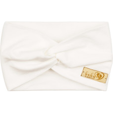 Baby In World BABY 01417 Opaska przeplatana niemowlęca Cream 0-3m