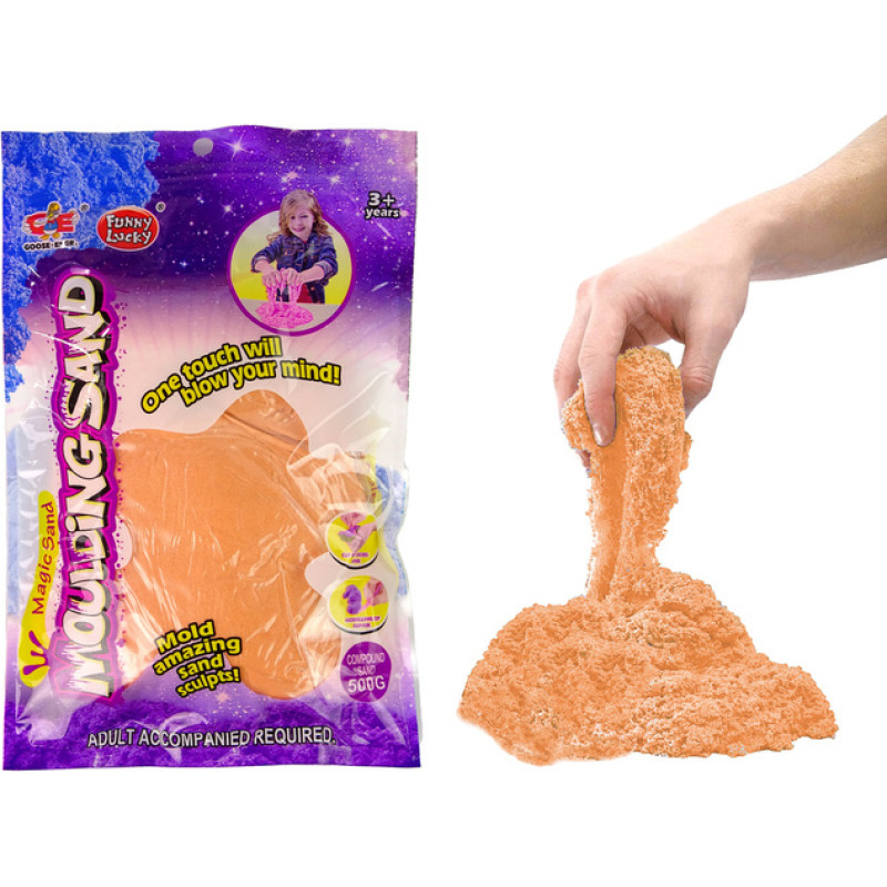 Minikid Maģiskās smiltis 500 g ORANGE 17522