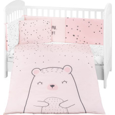 Bedding set 6pcs 60/120 Bear with me Pink