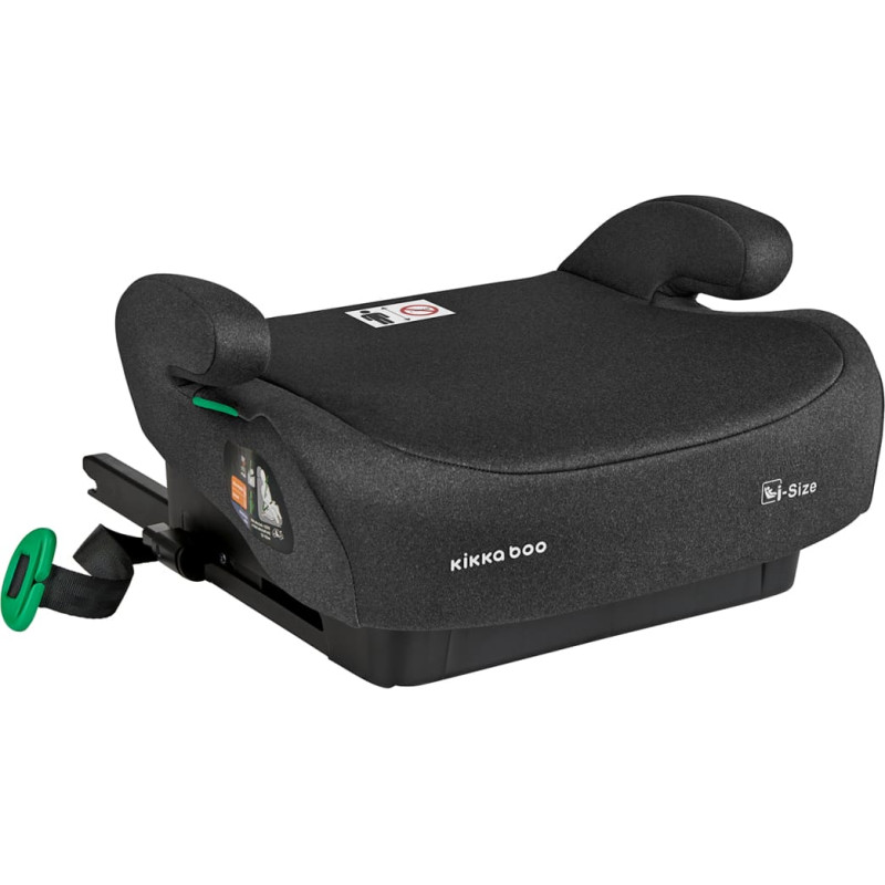 KIKKABOO autokrēsliņš 125-150 cm i-Tip i-SIZE Black