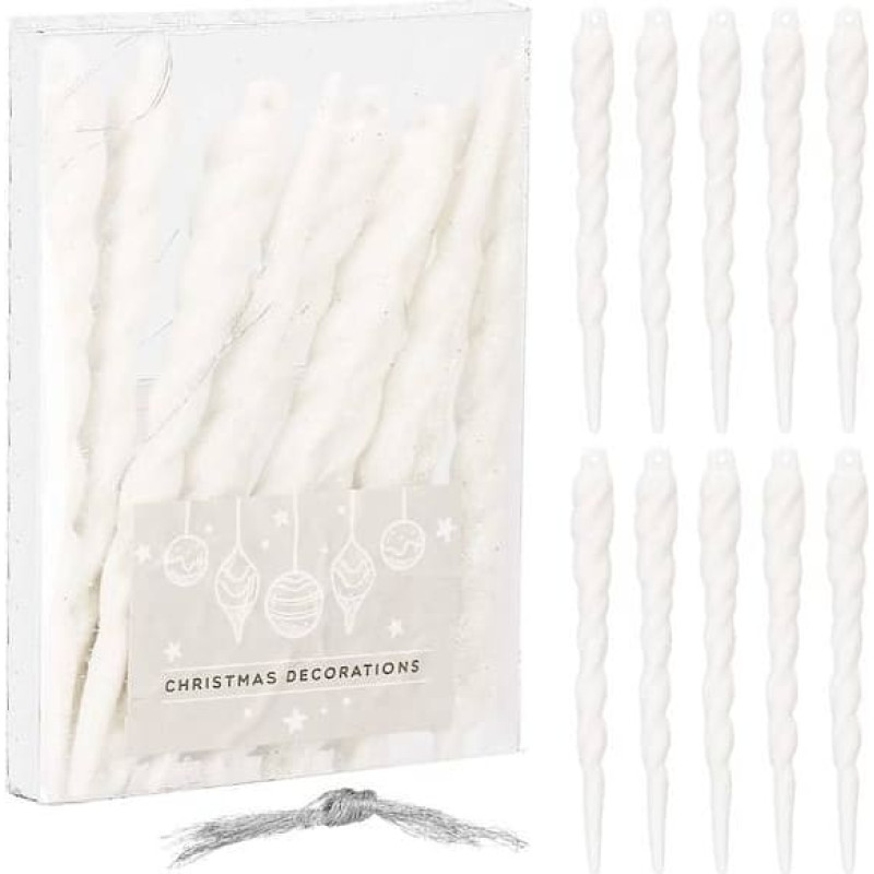 Springos Ziemassvētku eglītes rotājumi Springos CA0862 12cm 10gab