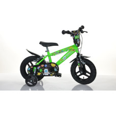 Bimbo Bike Bērnu velosipēds Bimbo Bike 12'' ''COSMOS'', melns/zaļš