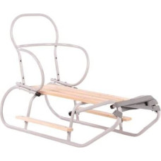 Moovkee Sled metal ith  handle to push and footrest - MOOVKEE. - LIGHT GREY