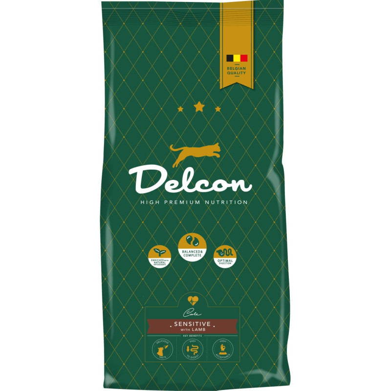 Delcon Barība pieaugušiem kaķiem ar gremošanas problēmām / 8,75 kg