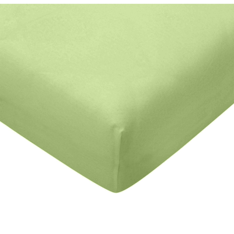 Miniania ūdensnecaurlaidīgais palags JERSEY 120x60 cm GREEN