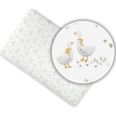 Ankras bed sheet with elastic band 120x60 geese