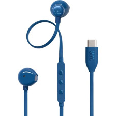 JBL USB-C austiņas, zilas - JBLT305CBLU