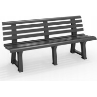 Bica Dārza sols Olimpia 150x53x77cm pelēks