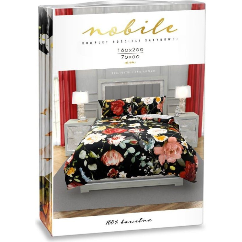 POŚCIEL KPL.160X200+2x70X80 NOBILE 002 SATYNA BAW.FOTOPRINT