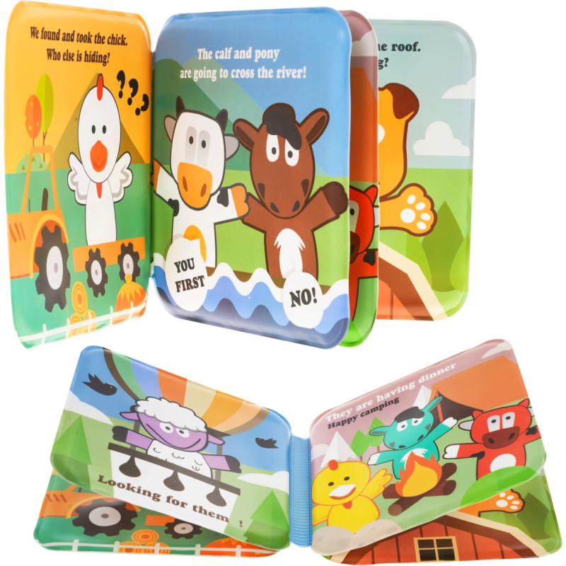 KSIĄŻECZKA DO KĄPIELI DLA MALUCHA FARMA