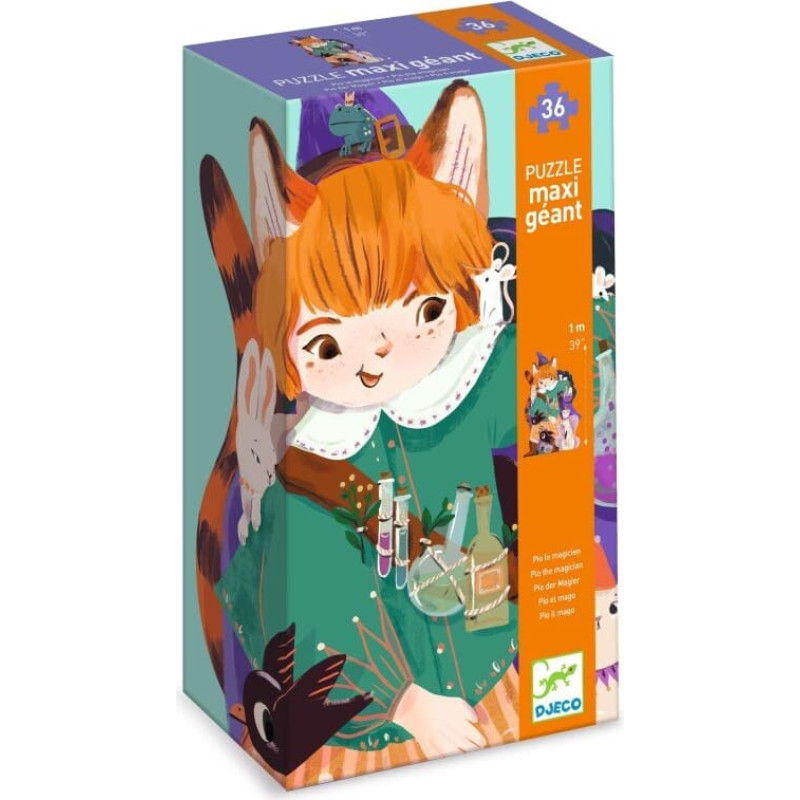 Djeco Gigantiskā puzle - Burvis Pio (36 gab.)