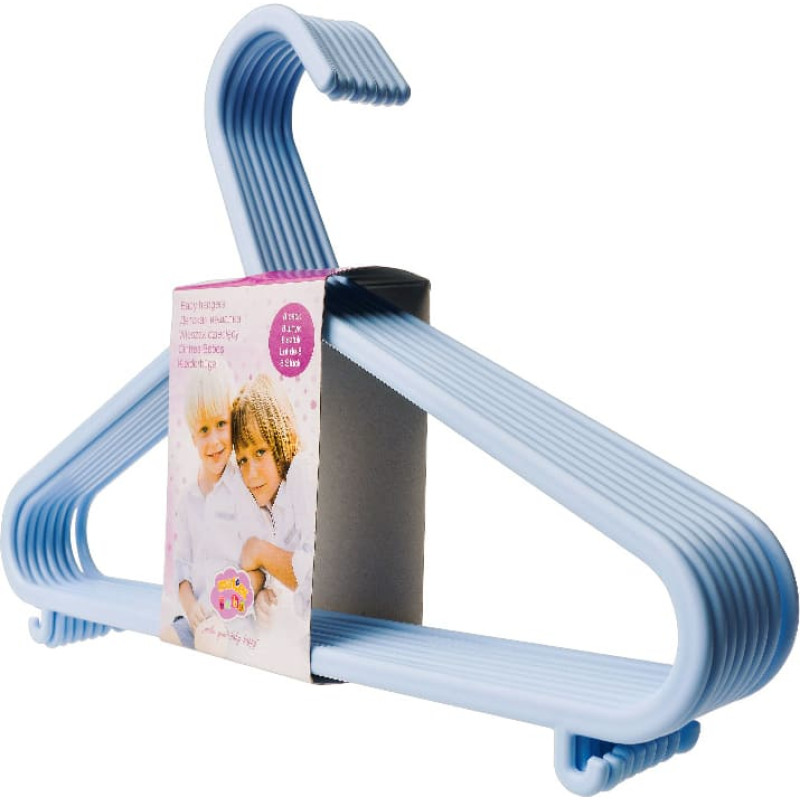 Maltex Wieszak dziecięcy (kpl 8szt.), niebieski