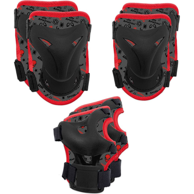 SKATE KNEE, ELBOW, WRIST PROTECTORS SPIDER-MAN