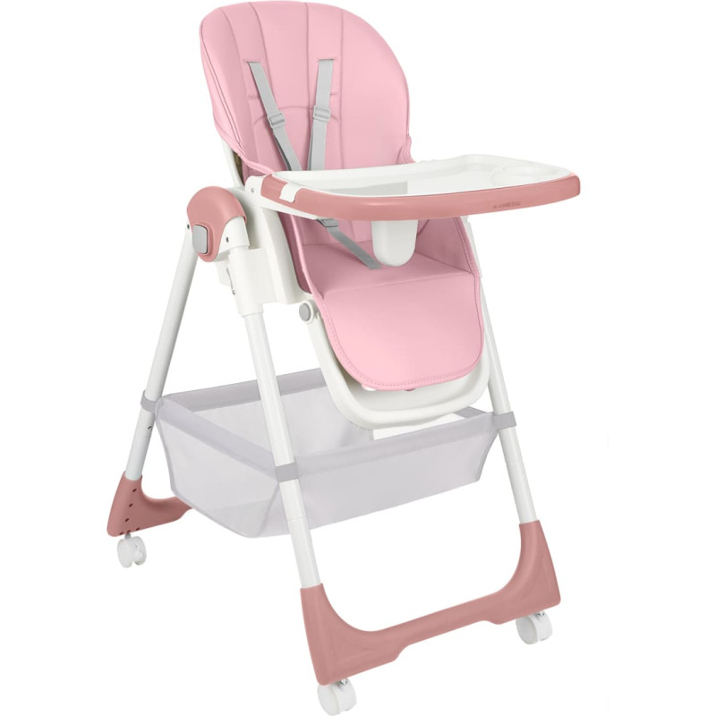 KikkaBoo augstais barošanas krēsls Spicy+ Pink