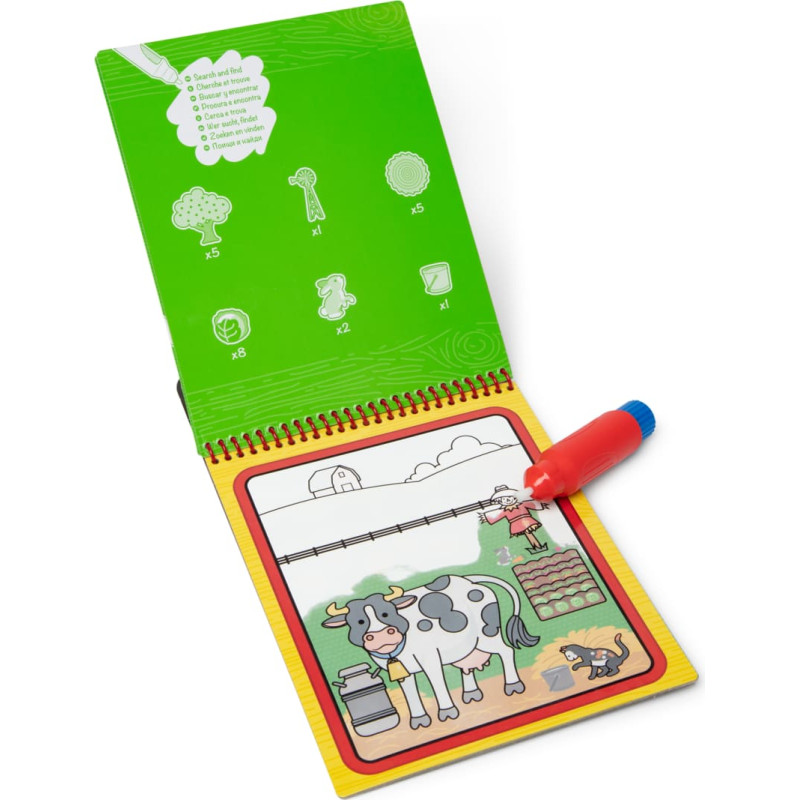 Melissa & Doug Ūdens krāsojamā grāmata Water Wow! &ndash; Lauku sēta