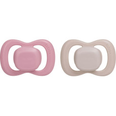 B.box BB300309 Smoczek dla noworodka i niemowlaka 2 szt symetryczny silikonowy 0-6m jagoda/r&oacute;ż