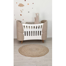 Ingvart Ovāla bērnu gultiņa Transformers Fly Bed (Bēša krāsa)