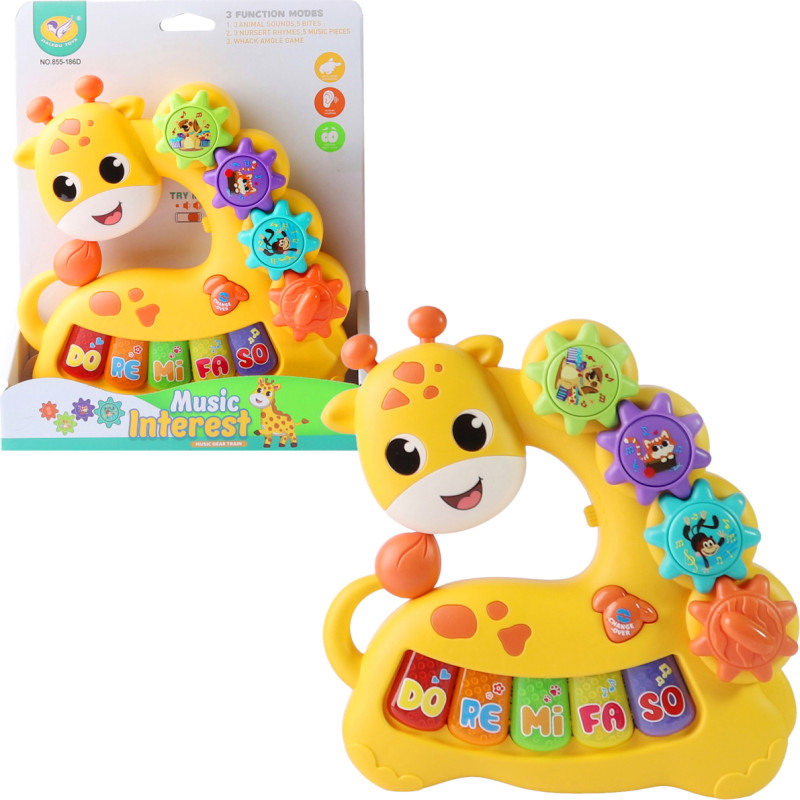 PIANINKO ŻYRAFA EDUKACYJNA DLA MALUCHA