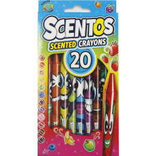 Dumel SCENTOS ST 40277 smaržīgās vaska krītiņkrāsas, 20 gab.