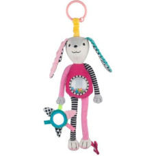 Canpol 68/061_pin Pluszowa zabawka z grzechotką i lusterkiem DŁUGIE USZY