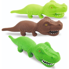 Trendhaus Zoology - Stretchy sand crocodile, 3 assorted