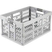 Keeeper Saliekamā kaste ar kravnesību līdz 50kg Ben 54x37x28cm 45L pelēka