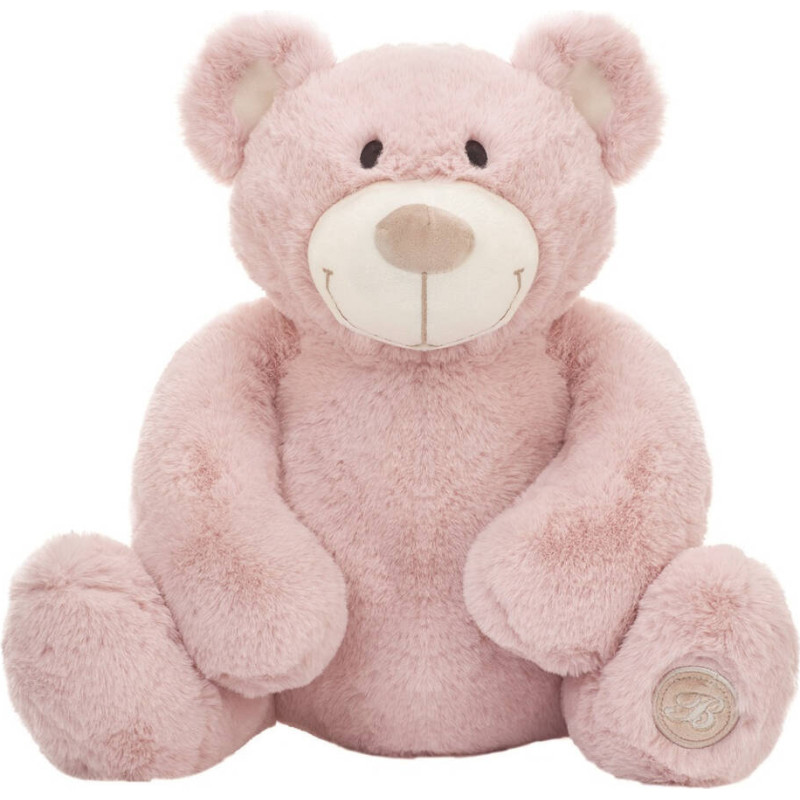 Beppe plīša rotaļlieta - 13974  - TEDDY BEAR - JACOB - PINK - 25 cm