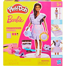 Hasbro Play Doh PLAY-DOH BARBIE Rotaļu komplekts Fashionista Ruffles