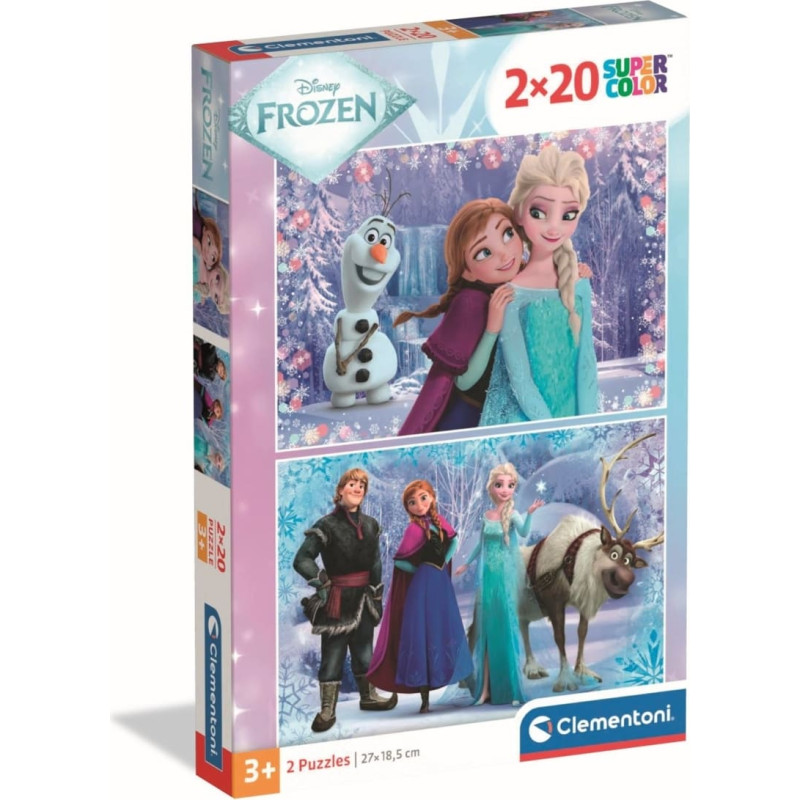 Clementoni puslekomplekt Frozen 2 x 20 tk