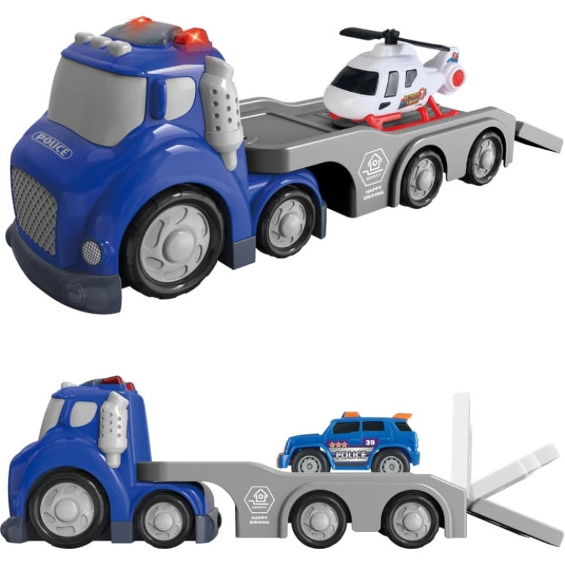 Woopie 53149 Niebieska laweta Policyjna City Truck