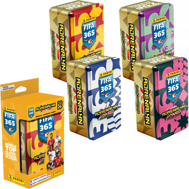 PANINI FIFA 365 Adrenalyn XL 2026 — 52 kartītes