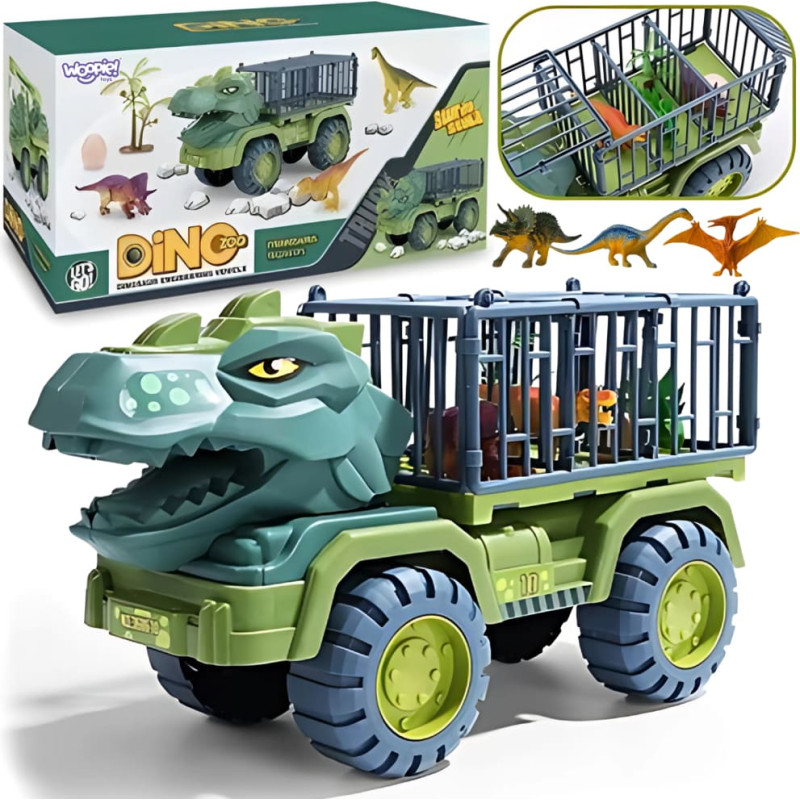 Woopie Ciężar&oacute;wka Dinozaur Transporter Figurki
