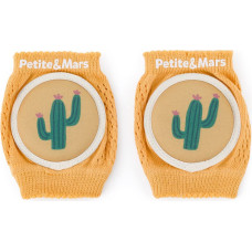 Petite&Mars 522819 Elastyczne nakolanniki do raczkowania Follow Intense Ochre 6 m+