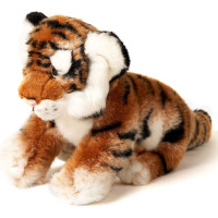 Uni-Toys Plī&scaron;a rotaļlieta Tīģeris, brūns, 23 cm