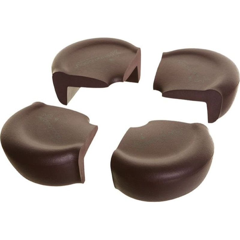 Dreambaby LARGE ROUNDED EDGE CORNER CUSH 4PK BROWN