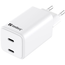 Sandberg 441-56 AC Charger Dual USB-C PD65W EU