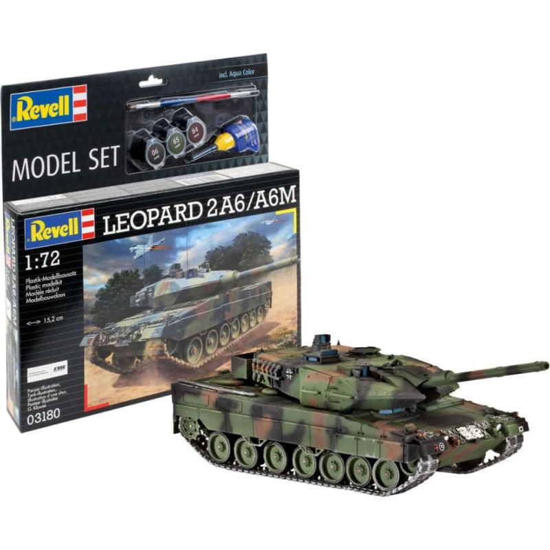 Revell Modeļu komplekts: saliec un krāso Leopard 2A6/A6M