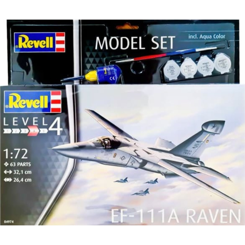 Revell Modeļu komplekts: saliec un krāso EF-111A Raven